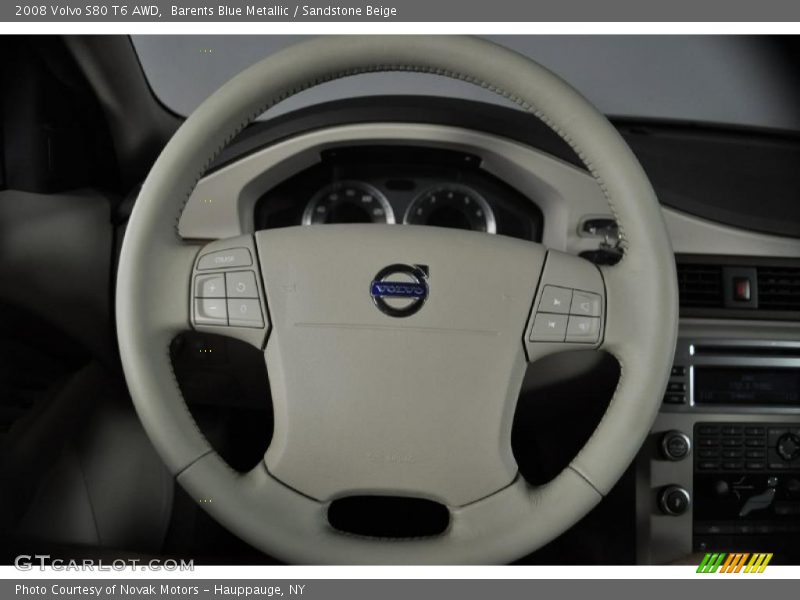 Barents Blue Metallic / Sandstone Beige 2008 Volvo S80 T6 AWD
