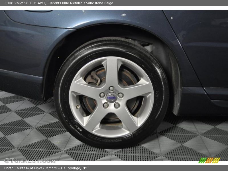 Barents Blue Metallic / Sandstone Beige 2008 Volvo S80 T6 AWD