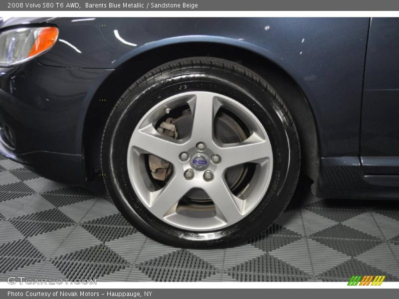 Barents Blue Metallic / Sandstone Beige 2008 Volvo S80 T6 AWD