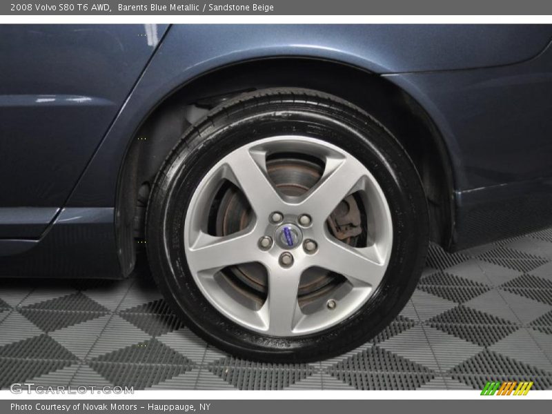 Barents Blue Metallic / Sandstone Beige 2008 Volvo S80 T6 AWD