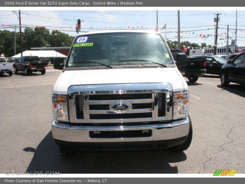 Oxford White / Medium Flint 2009 Ford E Series Van E250 Super Duty Cargo