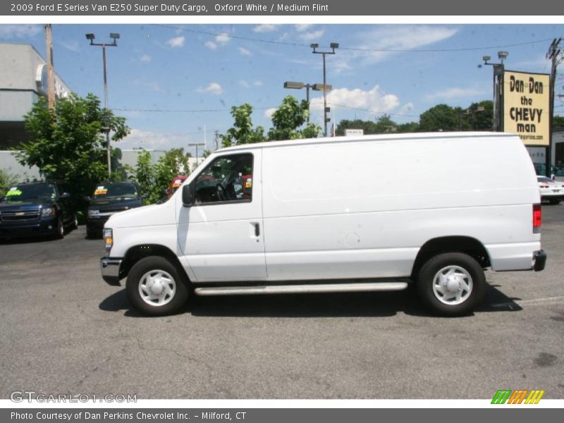 Oxford White / Medium Flint 2009 Ford E Series Van E250 Super Duty Cargo