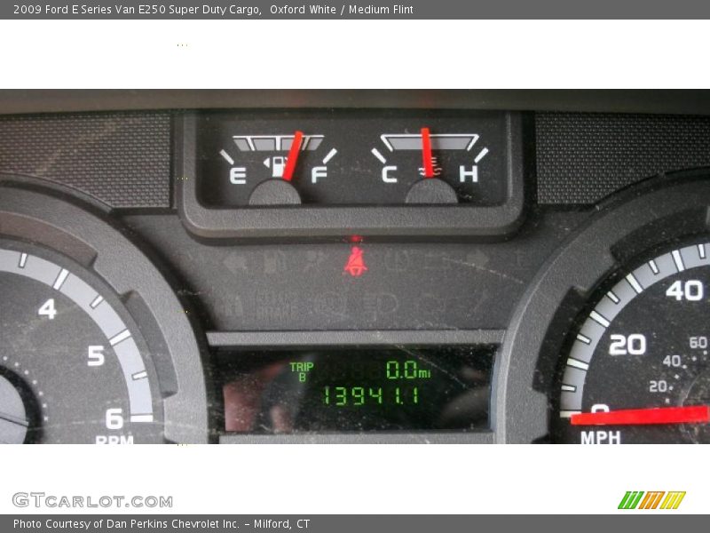 Oxford White / Medium Flint 2009 Ford E Series Van E250 Super Duty Cargo