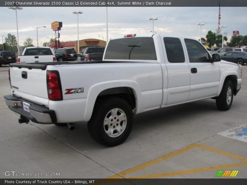 Summit White / Dark Charcoal 2007 Chevrolet Silverado 1500 Classic LS Extended Cab 4x4