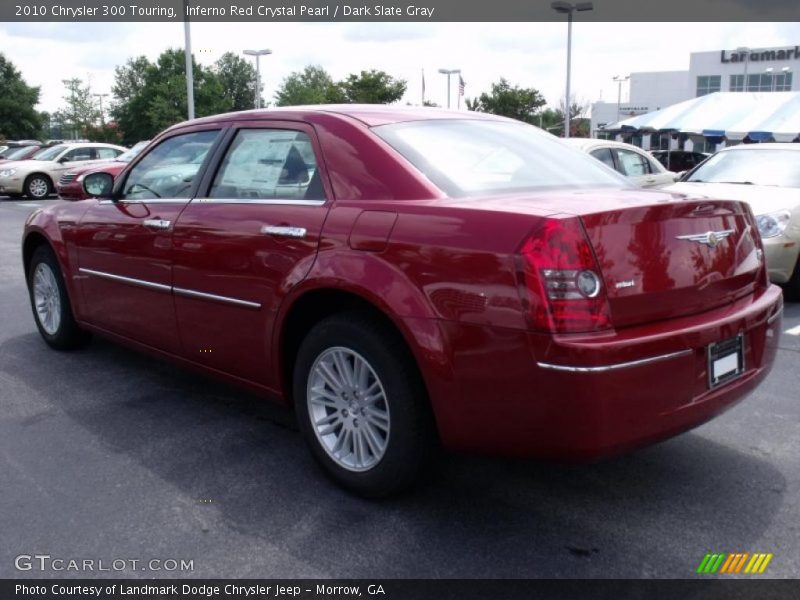 Inferno Red Crystal Pearl / Dark Slate Gray 2010 Chrysler 300 Touring