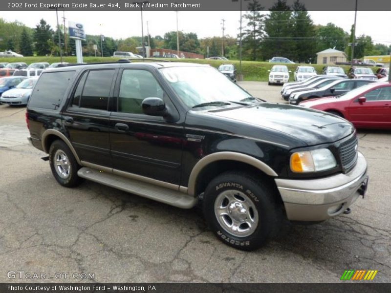 Black / Medium Parchment 2002 Ford Expedition Eddie Bauer 4x4