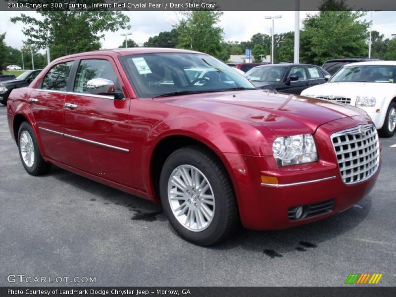 Inferno Red Crystal Pearl / Dark Slate Gray 2010 Chrysler 300 Touring