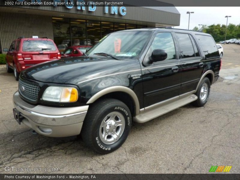 Black / Medium Parchment 2002 Ford Expedition Eddie Bauer 4x4
