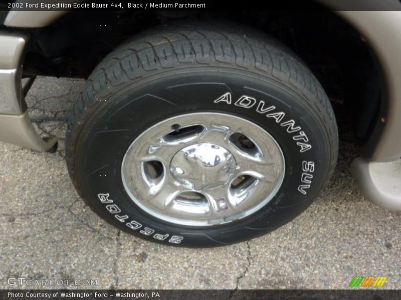 Black / Medium Parchment 2002 Ford Expedition Eddie Bauer 4x4