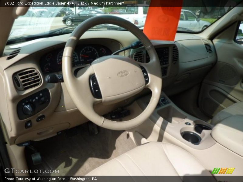 Black / Medium Parchment 2002 Ford Expedition Eddie Bauer 4x4