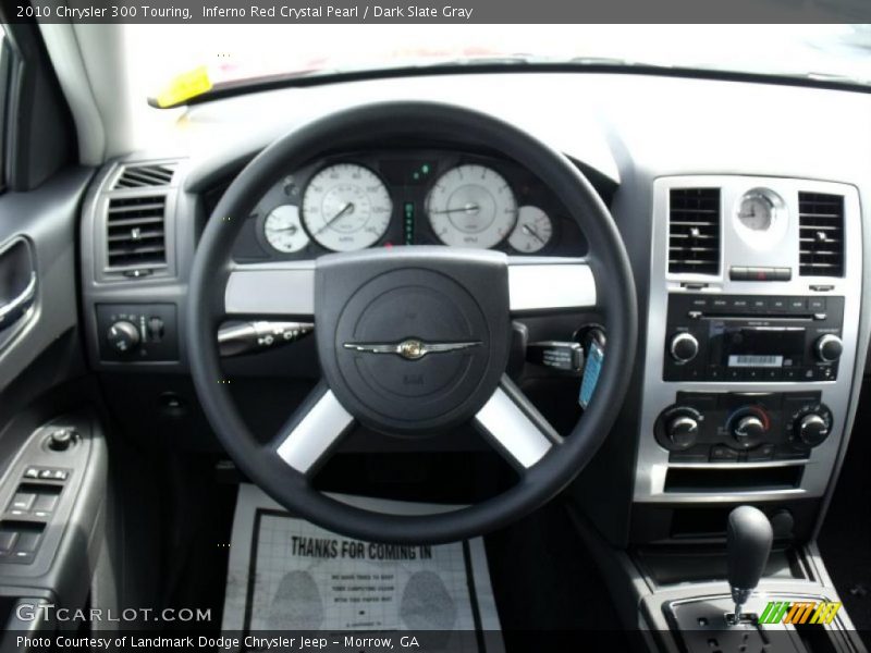 Inferno Red Crystal Pearl / Dark Slate Gray 2010 Chrysler 300 Touring
