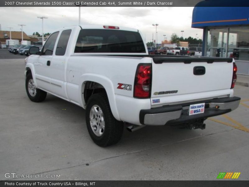Summit White / Dark Charcoal 2007 Chevrolet Silverado 1500 Classic LS Extended Cab 4x4