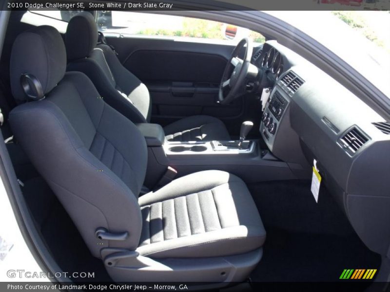 Stone White / Dark Slate Gray 2010 Dodge Challenger SE