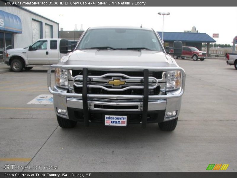 Silver Birch Metallic / Ebony 2009 Chevrolet Silverado 3500HD LT Crew Cab 4x4