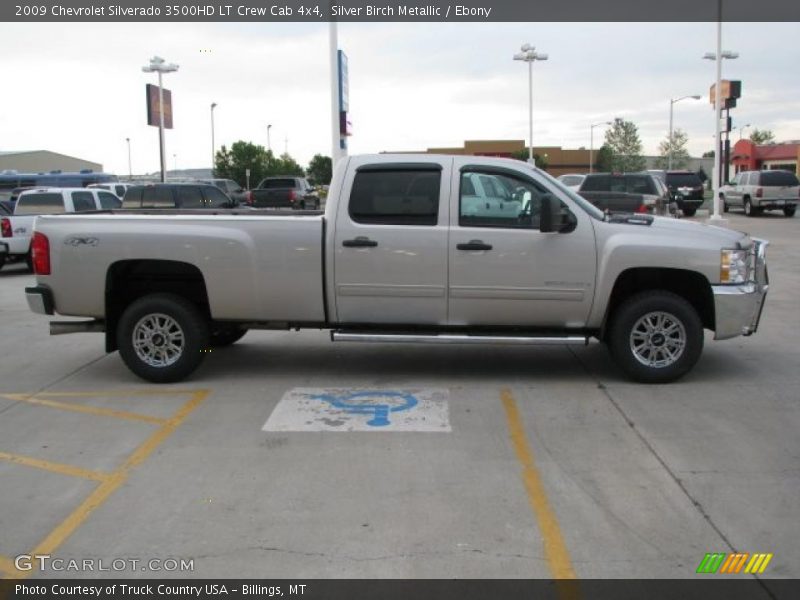 Silver Birch Metallic / Ebony 2009 Chevrolet Silverado 3500HD LT Crew Cab 4x4