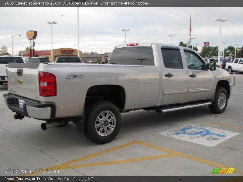 Silver Birch Metallic / Ebony 2009 Chevrolet Silverado 3500HD LT Crew Cab 4x4
