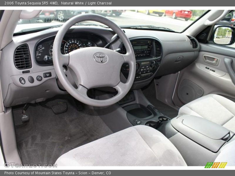 Natural White / Light Charcoal 2006 Toyota Sequoia SR5 4WD