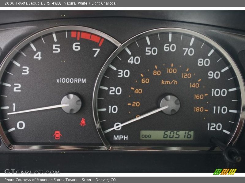Natural White / Light Charcoal 2006 Toyota Sequoia SR5 4WD