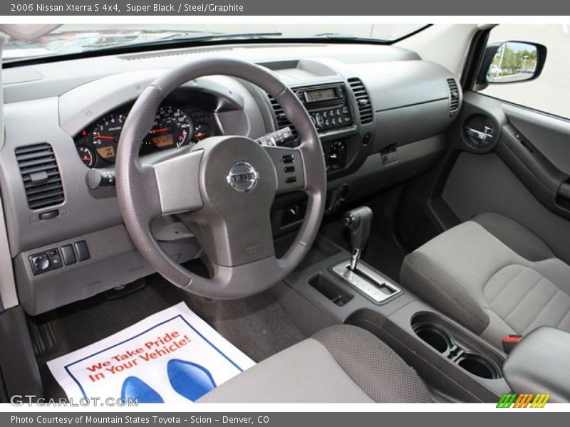 Super Black / Steel/Graphite 2006 Nissan Xterra S 4x4