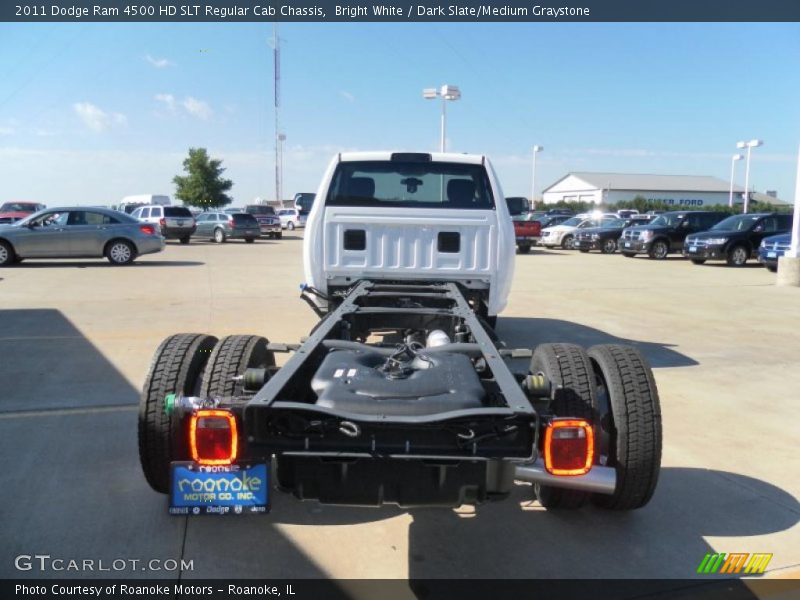 Bright White / Dark Slate/Medium Graystone 2011 Dodge Ram 4500 HD SLT Regular Cab Chassis