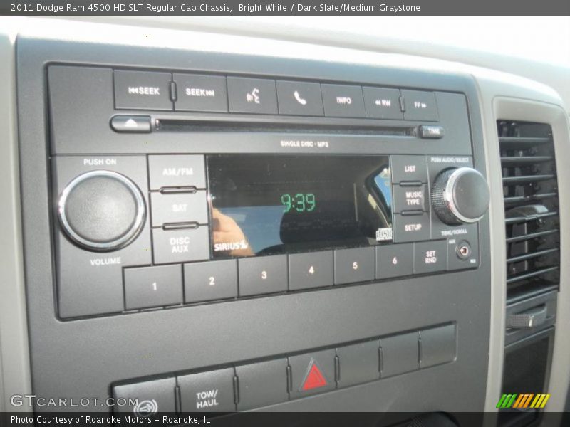 Bright White / Dark Slate/Medium Graystone 2011 Dodge Ram 4500 HD SLT Regular Cab Chassis