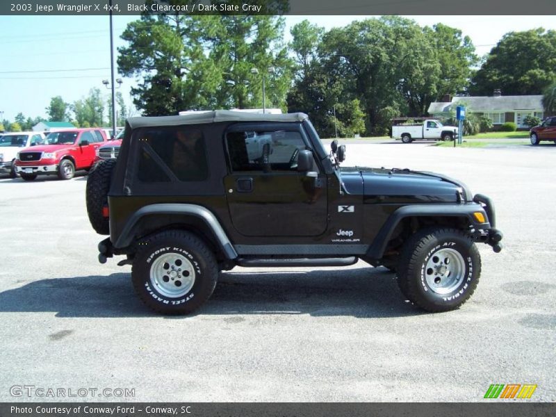 Black Clearcoat / Dark Slate Gray 2003 Jeep Wrangler X 4x4