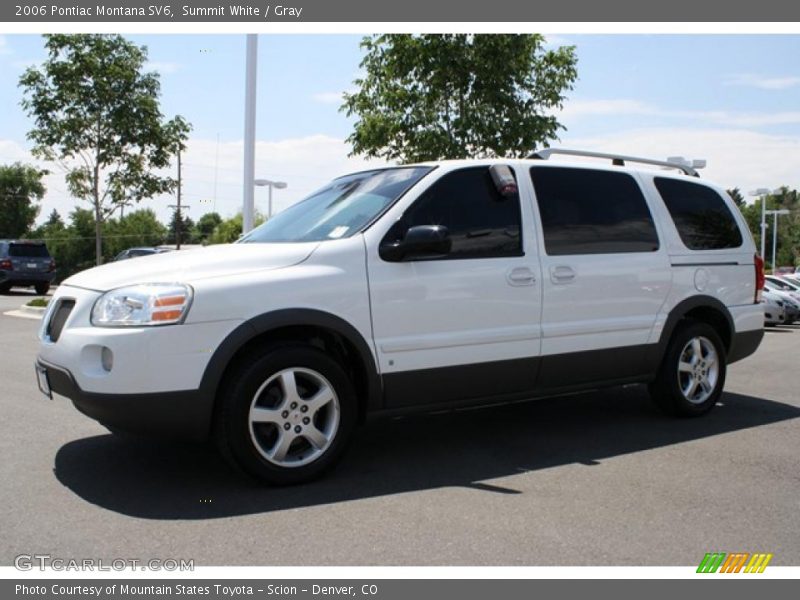Summit White / Gray 2006 Pontiac Montana SV6