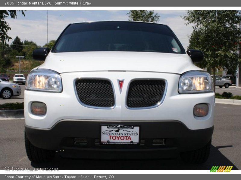 Summit White / Gray 2006 Pontiac Montana SV6