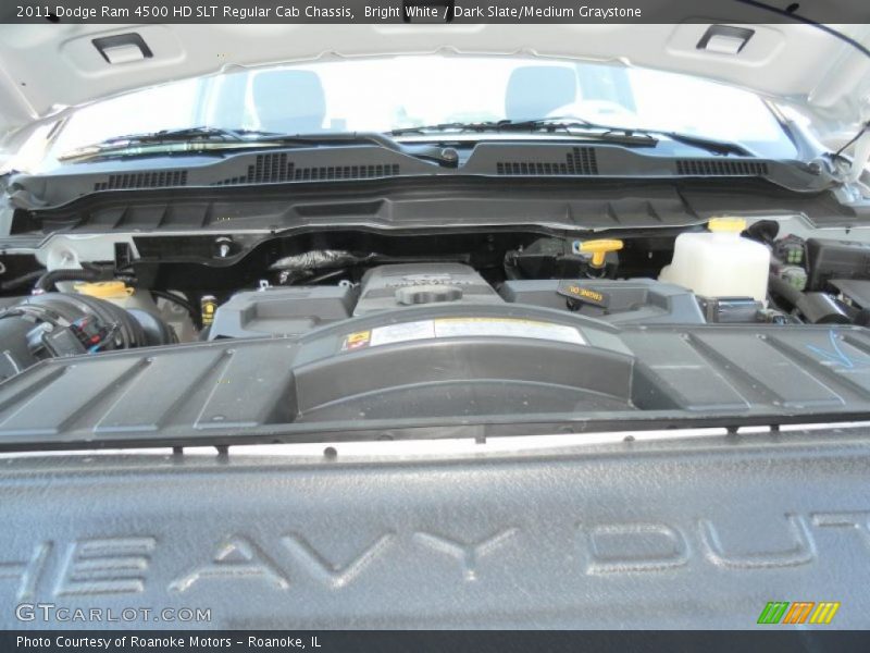Bright White / Dark Slate/Medium Graystone 2011 Dodge Ram 4500 HD SLT Regular Cab Chassis