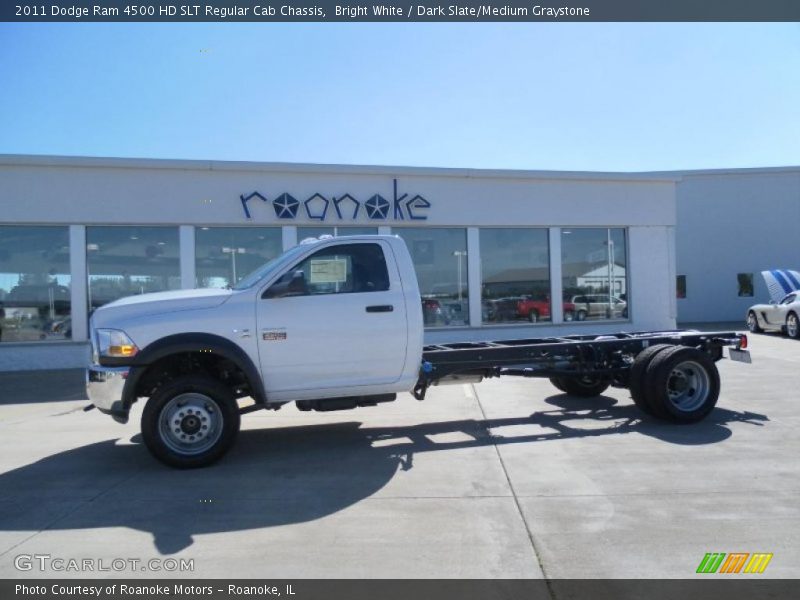 Bright White / Dark Slate/Medium Graystone 2011 Dodge Ram 4500 HD SLT Regular Cab Chassis