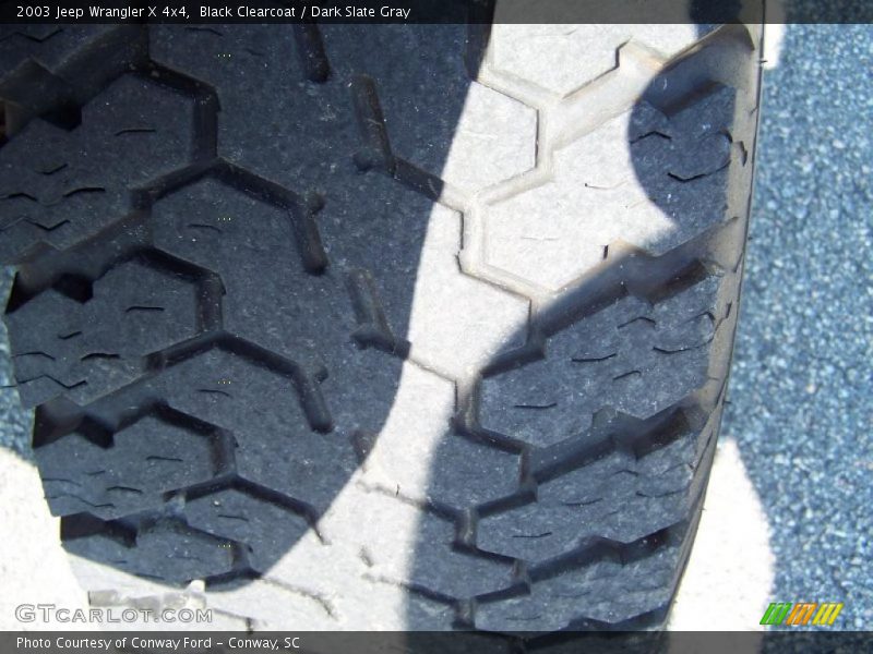 Black Clearcoat / Dark Slate Gray 2003 Jeep Wrangler X 4x4