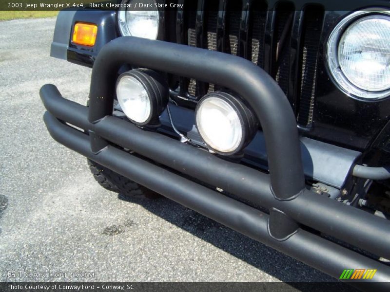 Black Clearcoat / Dark Slate Gray 2003 Jeep Wrangler X 4x4