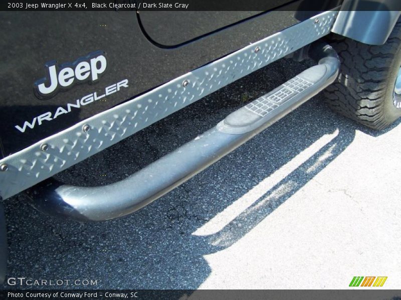 Black Clearcoat / Dark Slate Gray 2003 Jeep Wrangler X 4x4