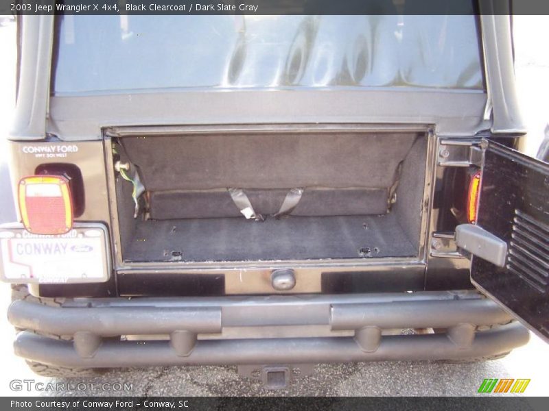 Black Clearcoat / Dark Slate Gray 2003 Jeep Wrangler X 4x4