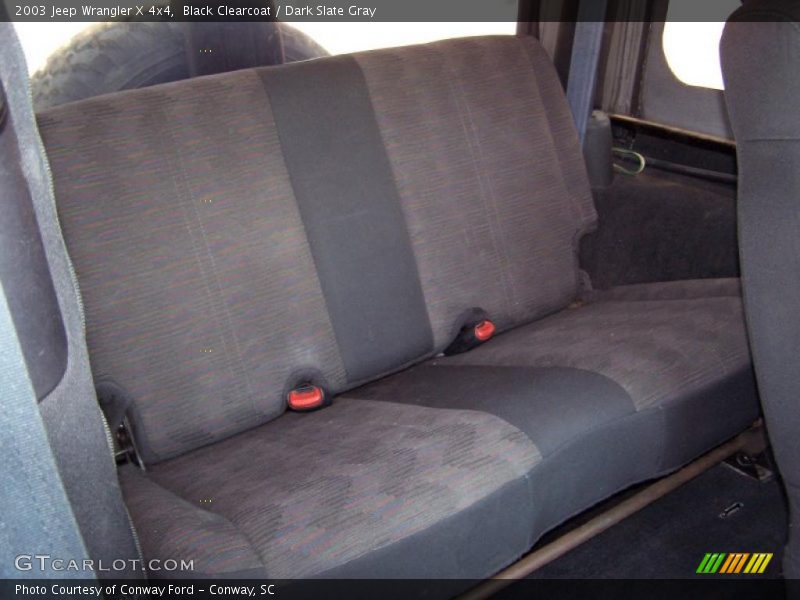 Black Clearcoat / Dark Slate Gray 2003 Jeep Wrangler X 4x4