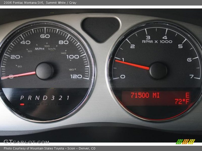 Summit White / Gray 2006 Pontiac Montana SV6