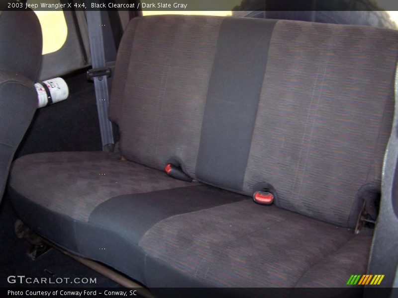 Black Clearcoat / Dark Slate Gray 2003 Jeep Wrangler X 4x4