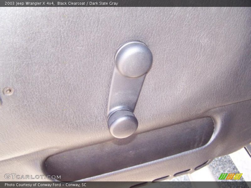 Black Clearcoat / Dark Slate Gray 2003 Jeep Wrangler X 4x4