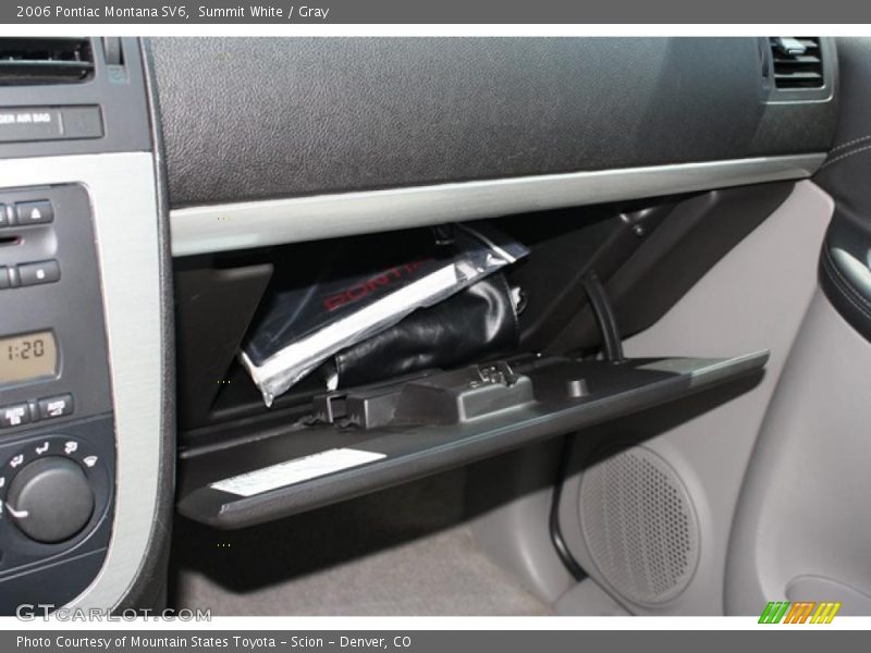 Summit White / Gray 2006 Pontiac Montana SV6