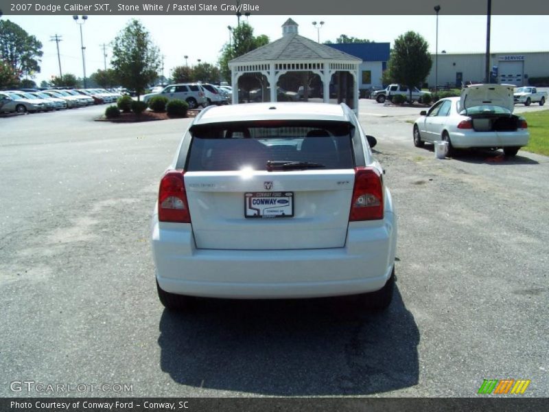 Stone White / Pastel Slate Gray/Blue 2007 Dodge Caliber SXT