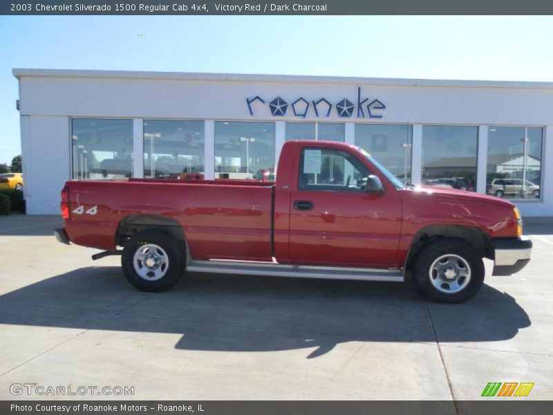Victory Red / Dark Charcoal 2003 Chevrolet Silverado 1500 Regular Cab 4x4