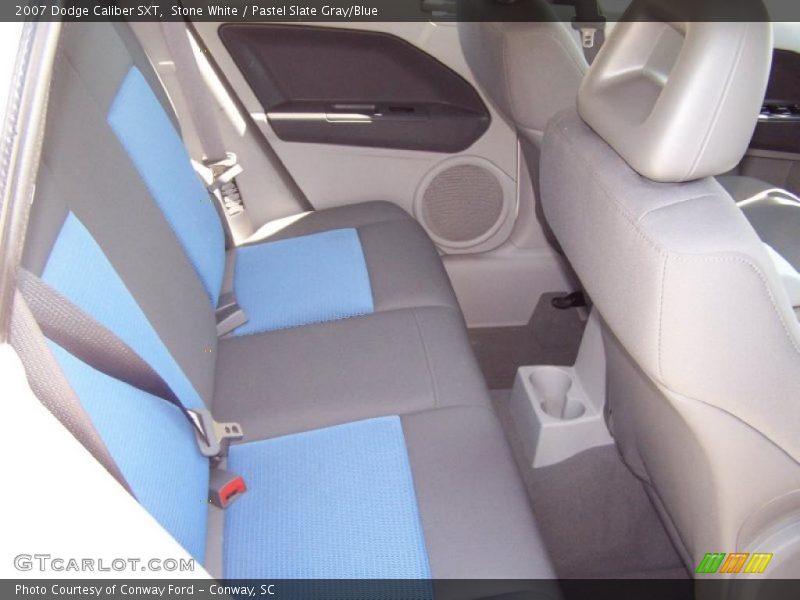 Stone White / Pastel Slate Gray/Blue 2007 Dodge Caliber SXT