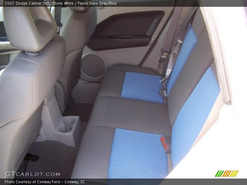Stone White / Pastel Slate Gray/Blue 2007 Dodge Caliber SXT