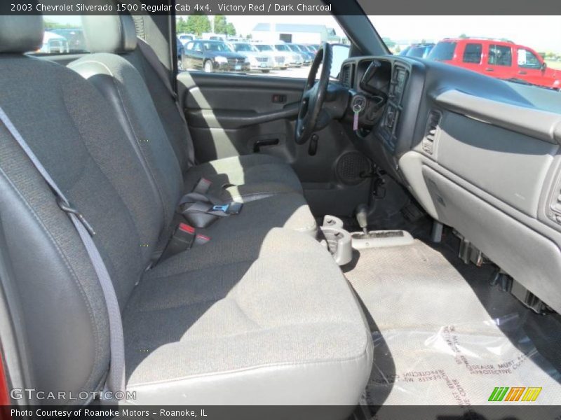Victory Red / Dark Charcoal 2003 Chevrolet Silverado 1500 Regular Cab 4x4