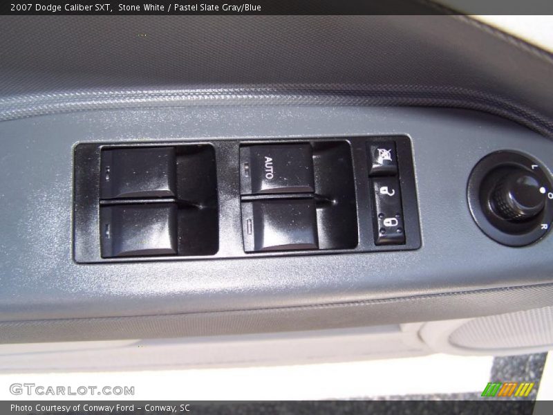 Stone White / Pastel Slate Gray/Blue 2007 Dodge Caliber SXT