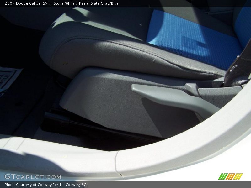 Stone White / Pastel Slate Gray/Blue 2007 Dodge Caliber SXT