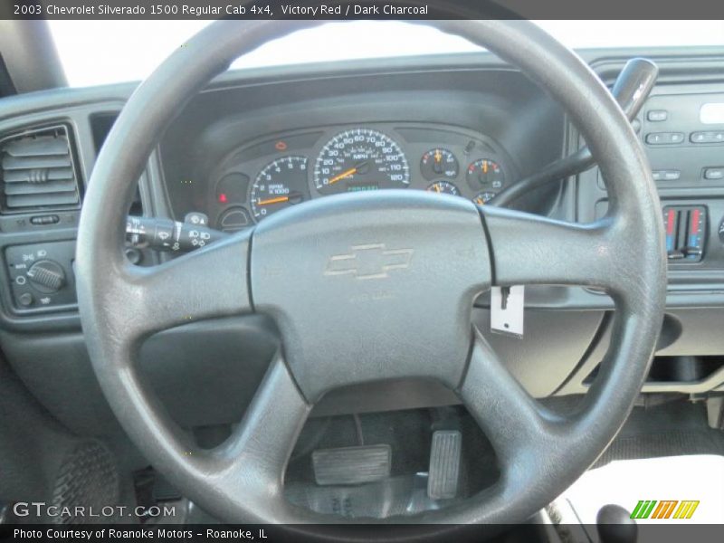 Victory Red / Dark Charcoal 2003 Chevrolet Silverado 1500 Regular Cab 4x4