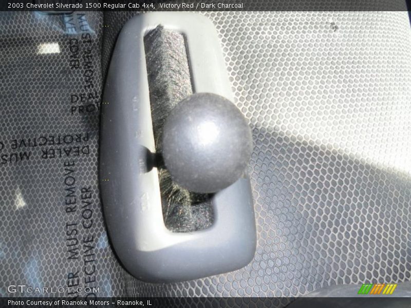 Victory Red / Dark Charcoal 2003 Chevrolet Silverado 1500 Regular Cab 4x4