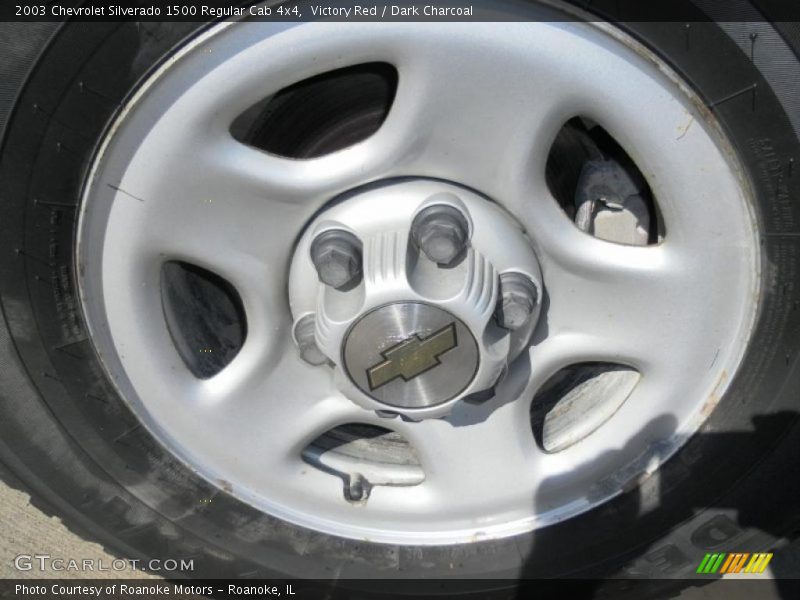 Victory Red / Dark Charcoal 2003 Chevrolet Silverado 1500 Regular Cab 4x4