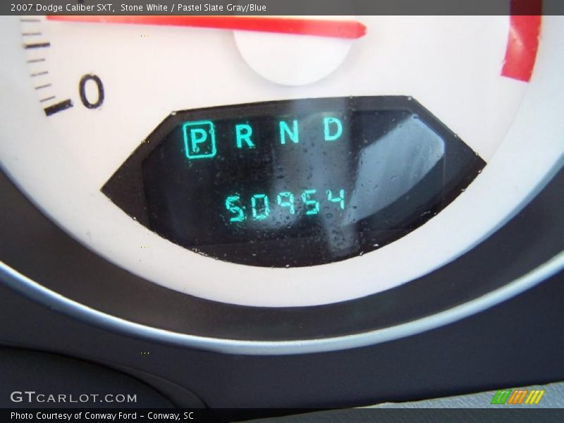 Stone White / Pastel Slate Gray/Blue 2007 Dodge Caliber SXT